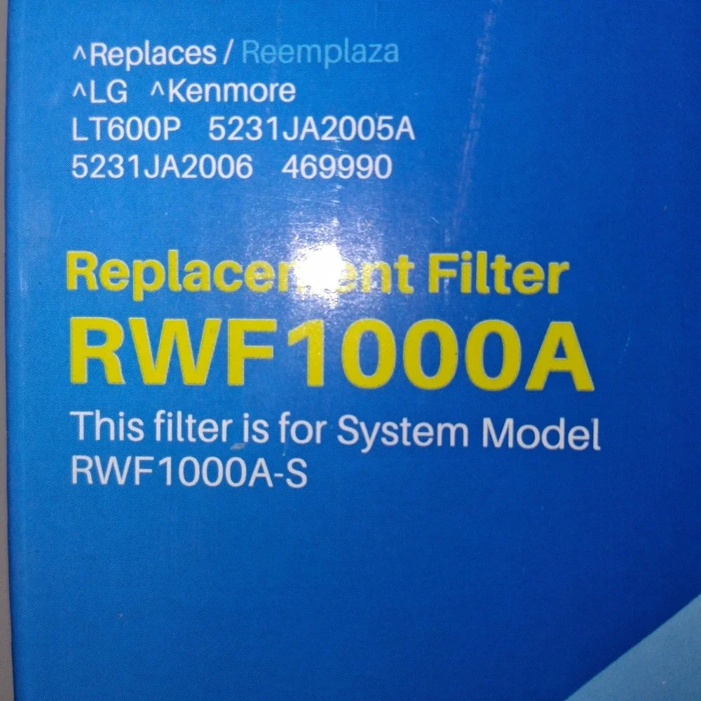 Ice Pure RWF1000A Refrigerator Water Replacement Filter (Lot Of 5) New Sealed